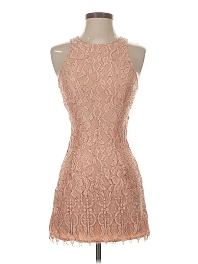Pre-owned Nbd Cocktail Dress In Brown