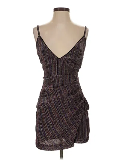 Pre-owned Nbd Cocktail Dress In Brown