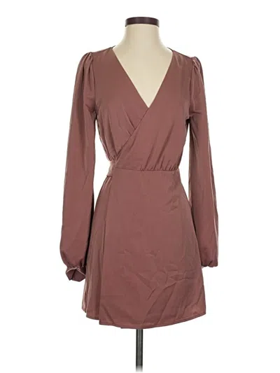 Pre-owned Nbd Cocktail Dress In Brown