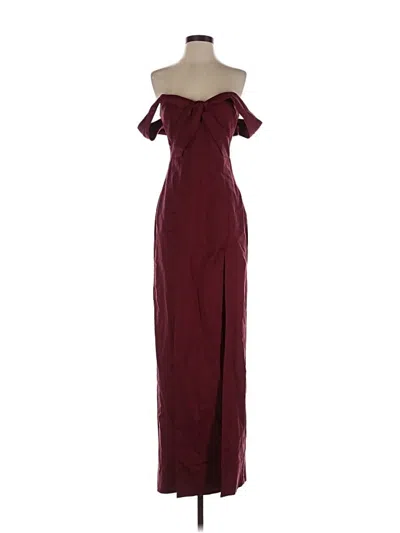 Pre-owned Nbd Cocktail Dress In Burgundy