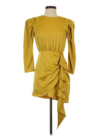 Pre-owned Nbd Cocktail Dress In Gold