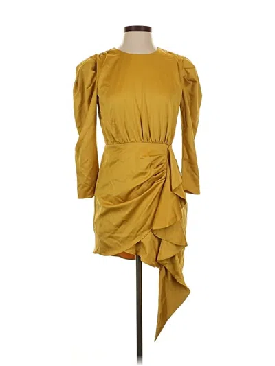 Pre-owned Nbd Cocktail Dress In Gold