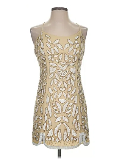Pre-owned Nbd Cocktail Dress In Gold