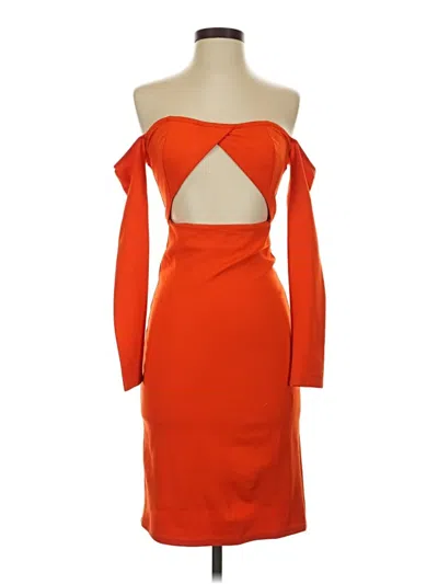 Pre-owned Nbd Cocktail Dress In Orange