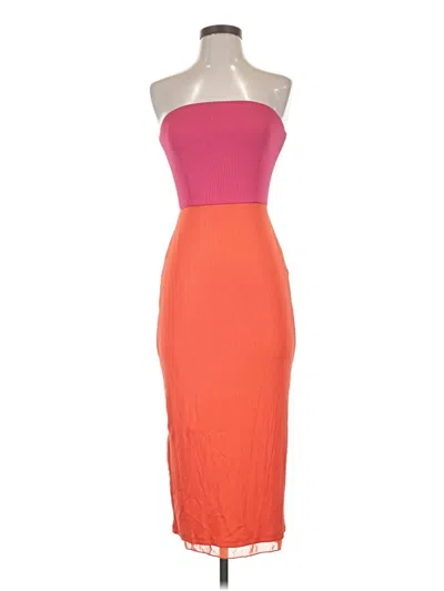 Pre-owned Nbd Cocktail Dress In Orange