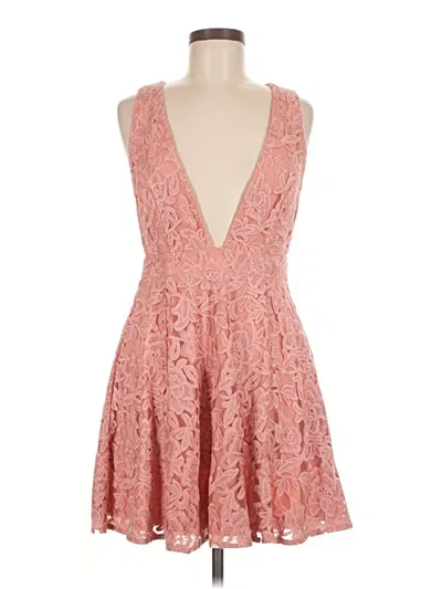 Pre-owned Nbd Cocktail Dress In Pink