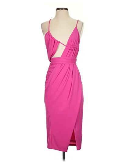Pre-owned Nbd Cocktail Dress In Pink