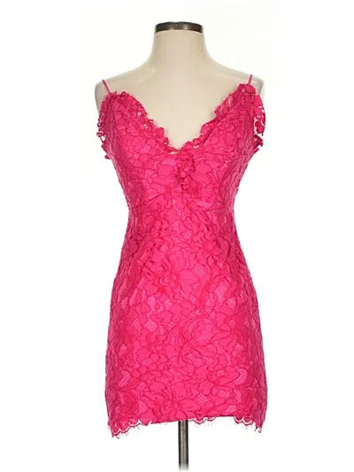 Pre-owned Nbd Cocktail Dress In Pink