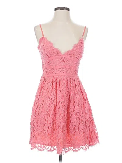 Pre-owned Nbd Cocktail Dress In Pink