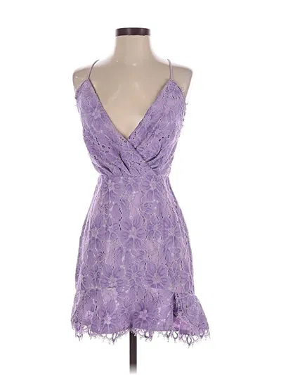 Pre-owned Nbd Cocktail Dress In Purple
