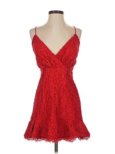 Pre-owned Nbd Cocktail Dress In Red