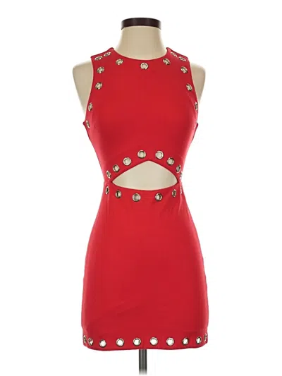 Pre-owned Nbd Cocktail Dress In Red