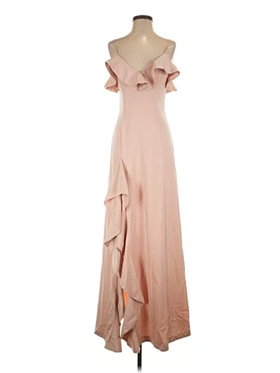 Pre-owned Nbd Cocktail Dress In Tan