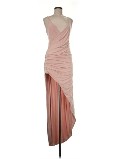 Pre-owned Nbd Cocktail Dress In Tan