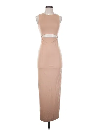 Pre-owned Nbd Cocktail Dress In Tan