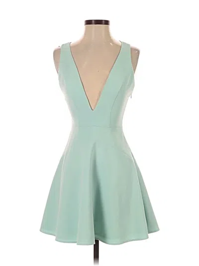 Pre-owned Nbd Cocktail Dress In Teal