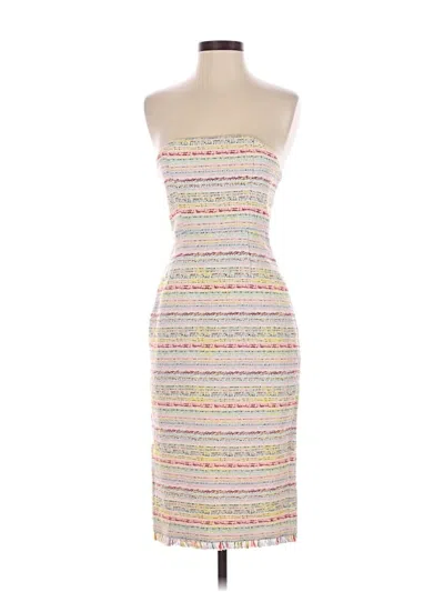 Pre-owned Nbd Cocktail Dress In White