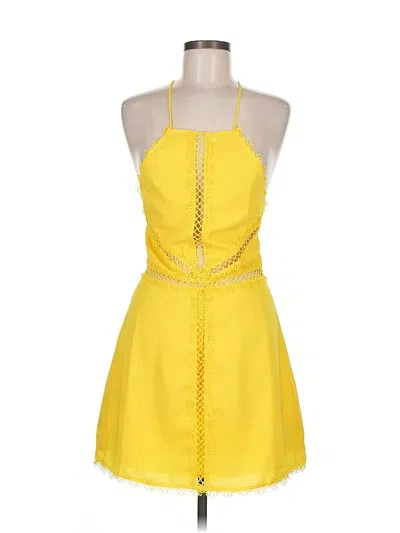 Pre-owned Nbd Cocktail Dress In Yellow