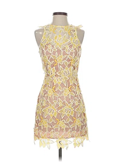 Pre-owned Nbd Cocktail Dress In Yellow