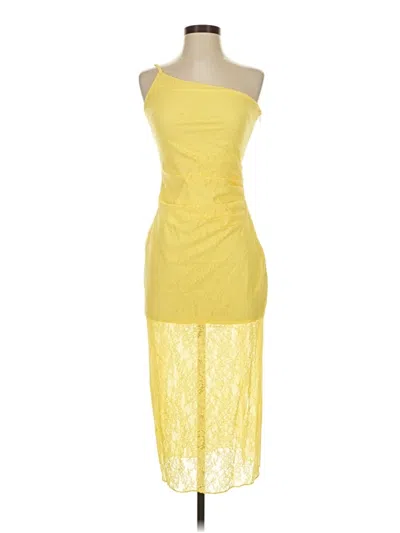 Pre-owned Nbd Cocktail Dress In Yellow