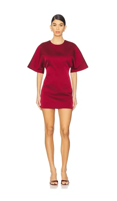 Nbd Dakota Mini Dress In 深红色