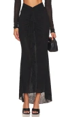 Nbd Deepa Maxi Skirt In Black
