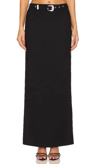 Nbd Dev Maxi Skirt In Black