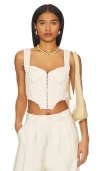 Nbd Donnie Bustier In Cream