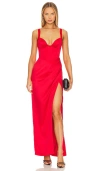 Nbd Elodie Maxi Dress In Red