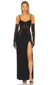 Nbd Estrella Maxi Dress In Black