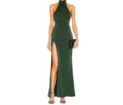 Nbd Everett Long Dress In Green