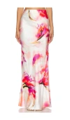 Nbd Feyra Maxi Skirt In Pink