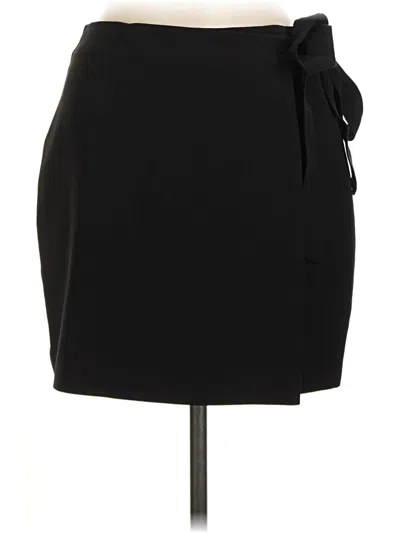 Pre-owned Nbd Formal Skirt In Black
