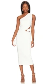 Nbd Honey Midi Dress In Ivory