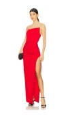Nbd Ilda Maxi Dress In 红色