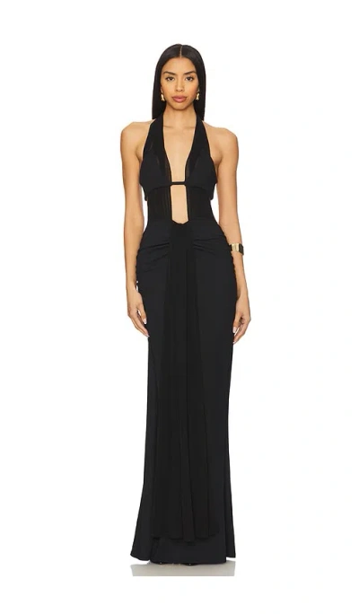 Nbd Ilta Maxi Dress In 黑色