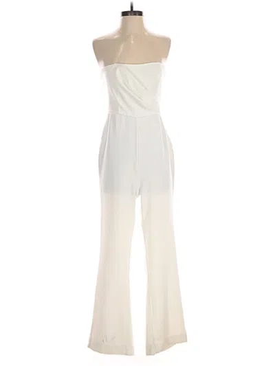 Pre-owned Nbd Jumpsuit In Ivory