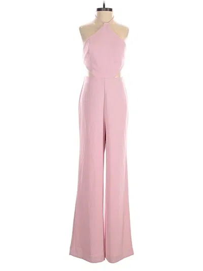 Pre-owned Nbd Jumpsuit In Pink