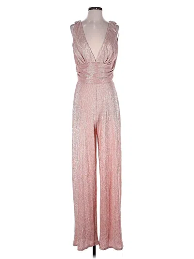 Pre-owned Nbd Jumpsuit In Pink