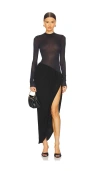 Nbd Kayson Maxi Dress In 黑色