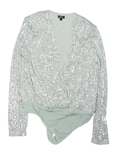 Pre-owned Nbd Kimono In Silver