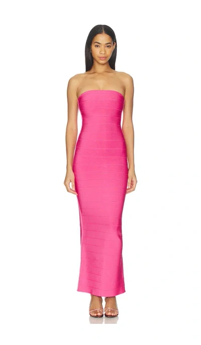 Nbd Kirstyn Strapless Maxi Tube Dress In Pink