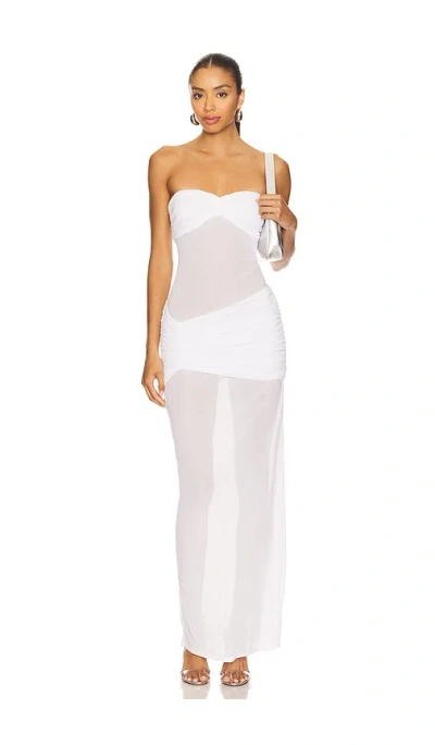 Nbd Lia Maxi Dress In White