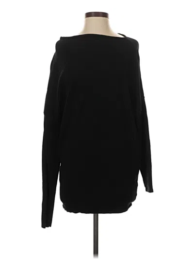 Pre-owned Nbd Long Sleeve Top Black One Shoulder Neckline Tops