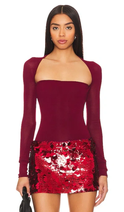 Nbd Magali Top In Wine