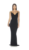 Nbd Malini Gown In Black