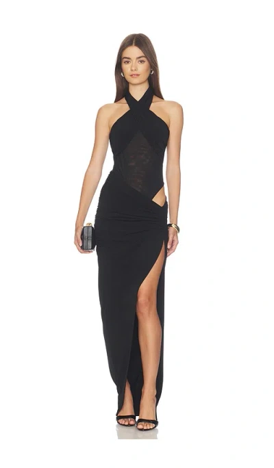 Nbd Meena Maxi Dress In Black