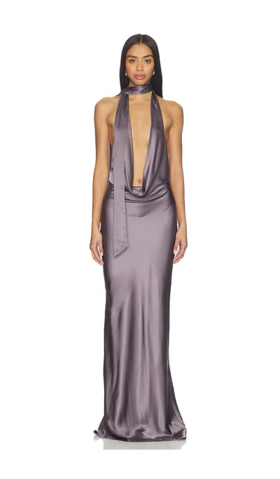 Nbd Naila Gown In Gray