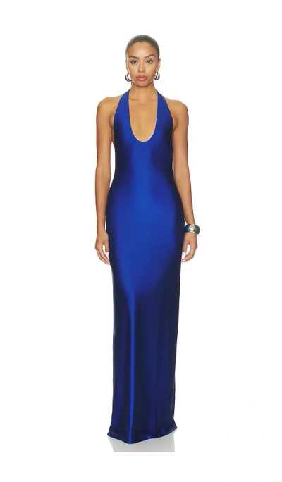 Nbd Naira Gown In Cobalt