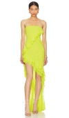 Nbd Nehna Mini Dress In Green
